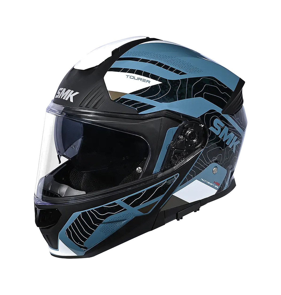 casco modular para moto decorado brillo gullwing navigator gl551