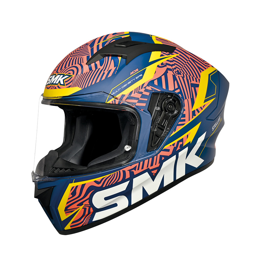casco integral decorado mate stellar fury (ma534)