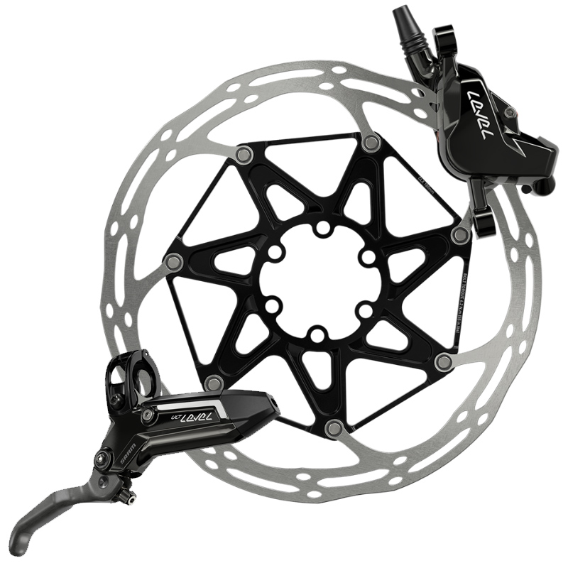 freno de disco trasero hidráulico 2 pistones carbono level ultimate stealth c1 2000 mm mmx