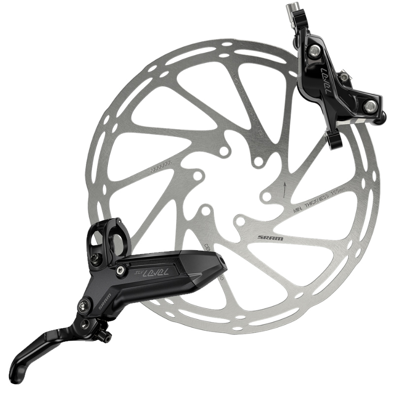 freno de disco delantero hidráulico 4 pistones aluminio level stealth c1 950 mm mmx