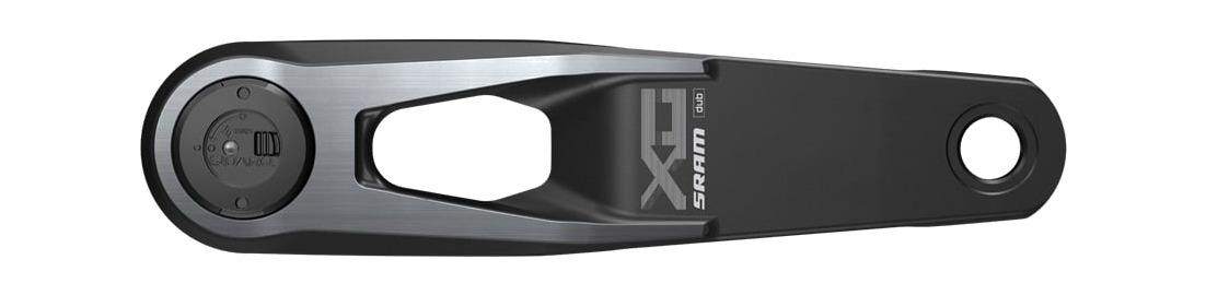biela izquierda con potenciómetro para bicicleta eje t-type x0 q174 cl55 dub mtb wide d1