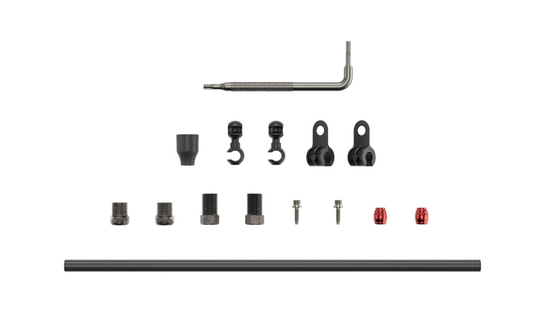 kit de tubo hidráulico para freno -blk - flat mount red22 force22 rival22 force 1 cx1 apex1 hrd s700 2000 mm