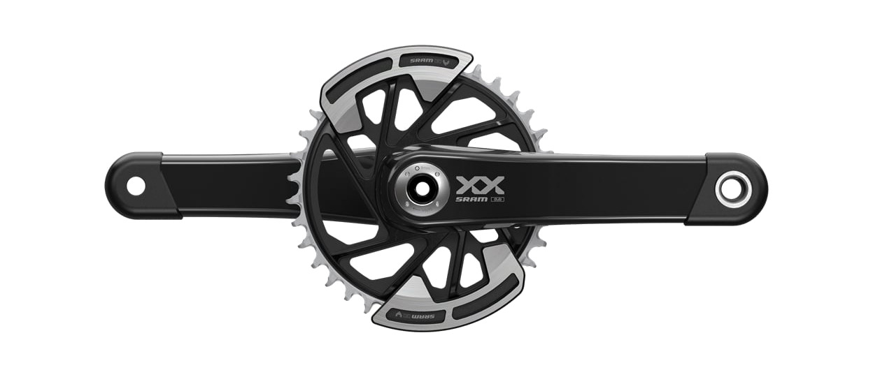 biela para bicicleta q174 dub cl55 mtb wide (2-guards) xx eagle t-type