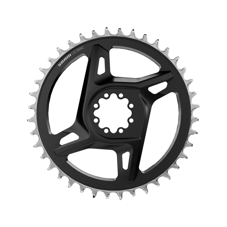 plato bicicleta ocho tornillos road axs x-sync dm red e1 12v