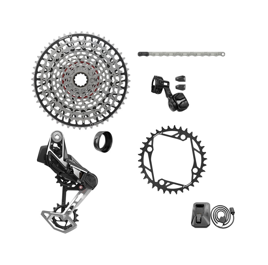 grupo para bicicleta sin bielas 104bcd eagle axs xx t-type e-mtb