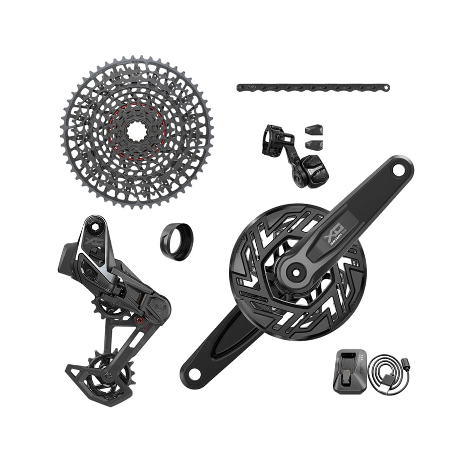 grupo para bicicleta brose isis eagle axs x0 t-type e-mtb 160 mm 36