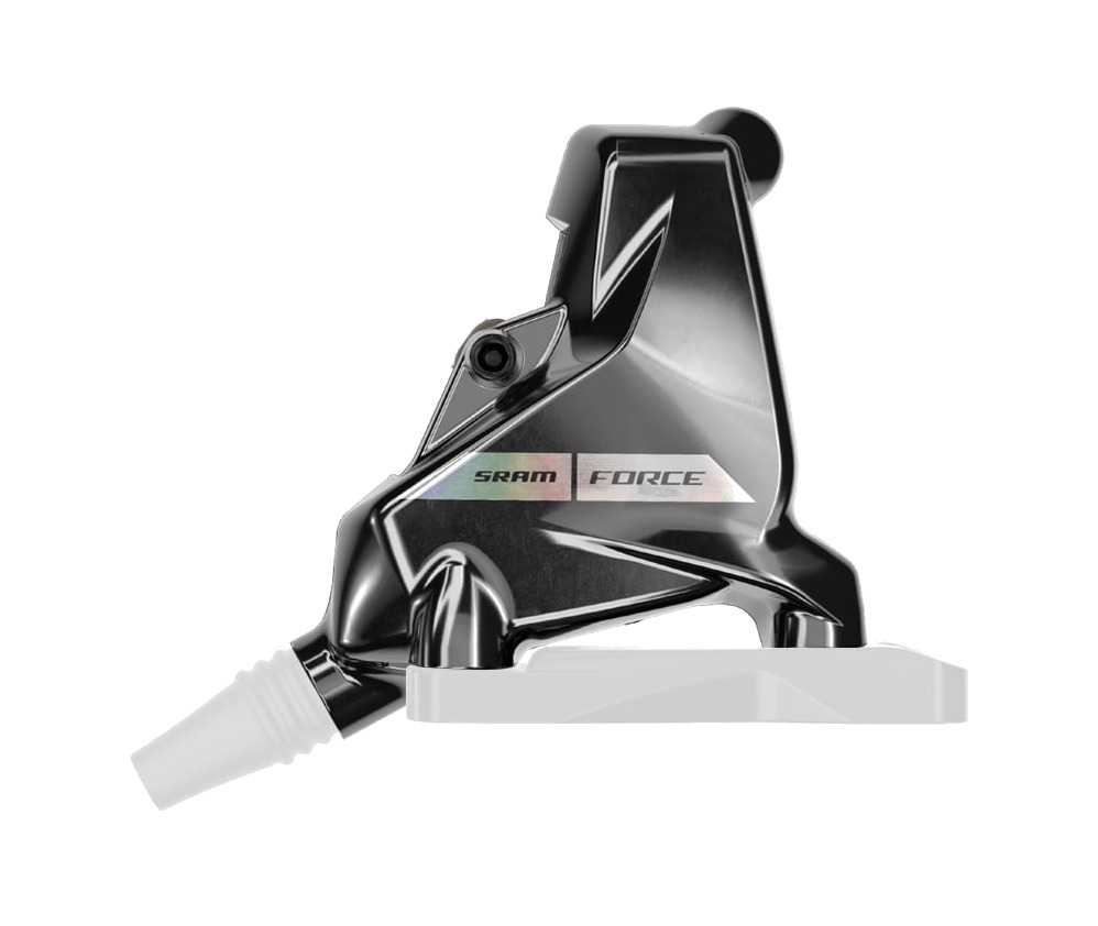 recambio de pinza de freno completa delantera y trasera con anclaje plano acabado arcoiris force etap axs flat mount d2