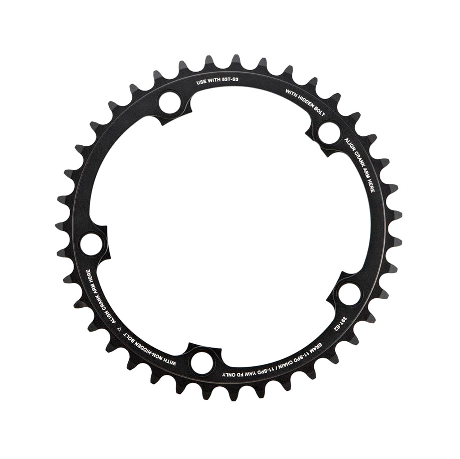 compatible con SRAM Plato bicicleta ROAD D 130 BCD RED22 11V - Foto 2 di 2