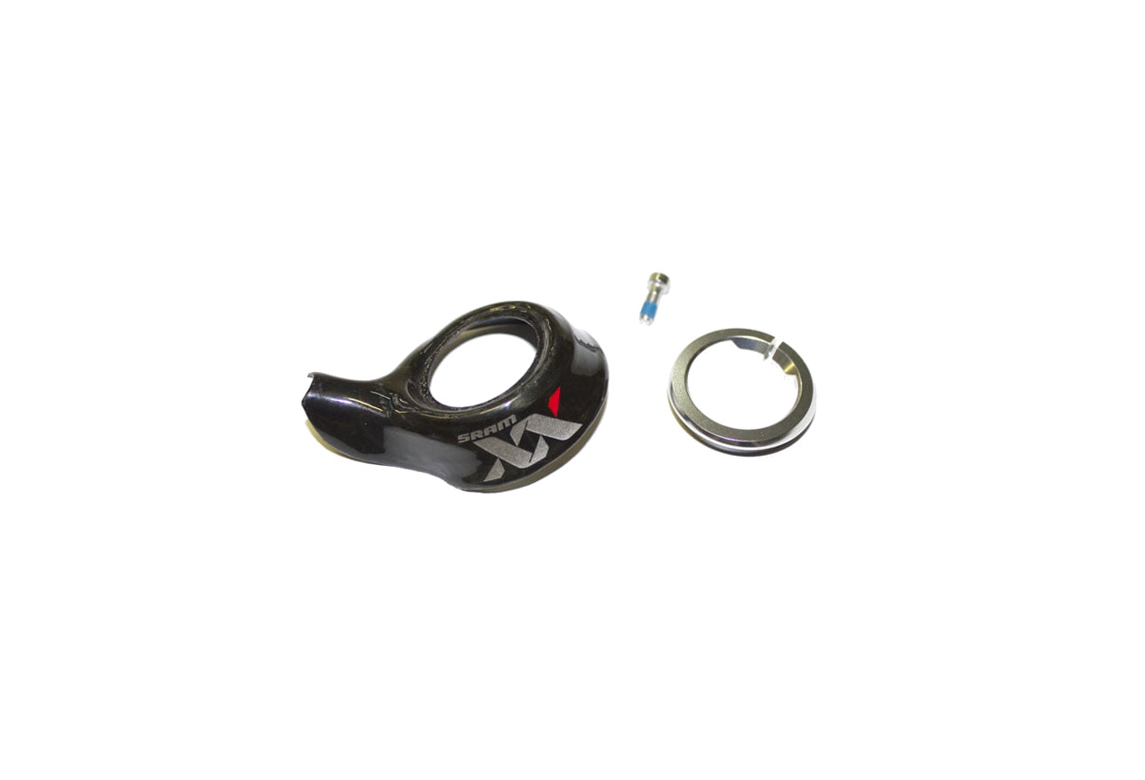 recambio de tapa y abrazadera izquierda para puño giratorio gripshift xx