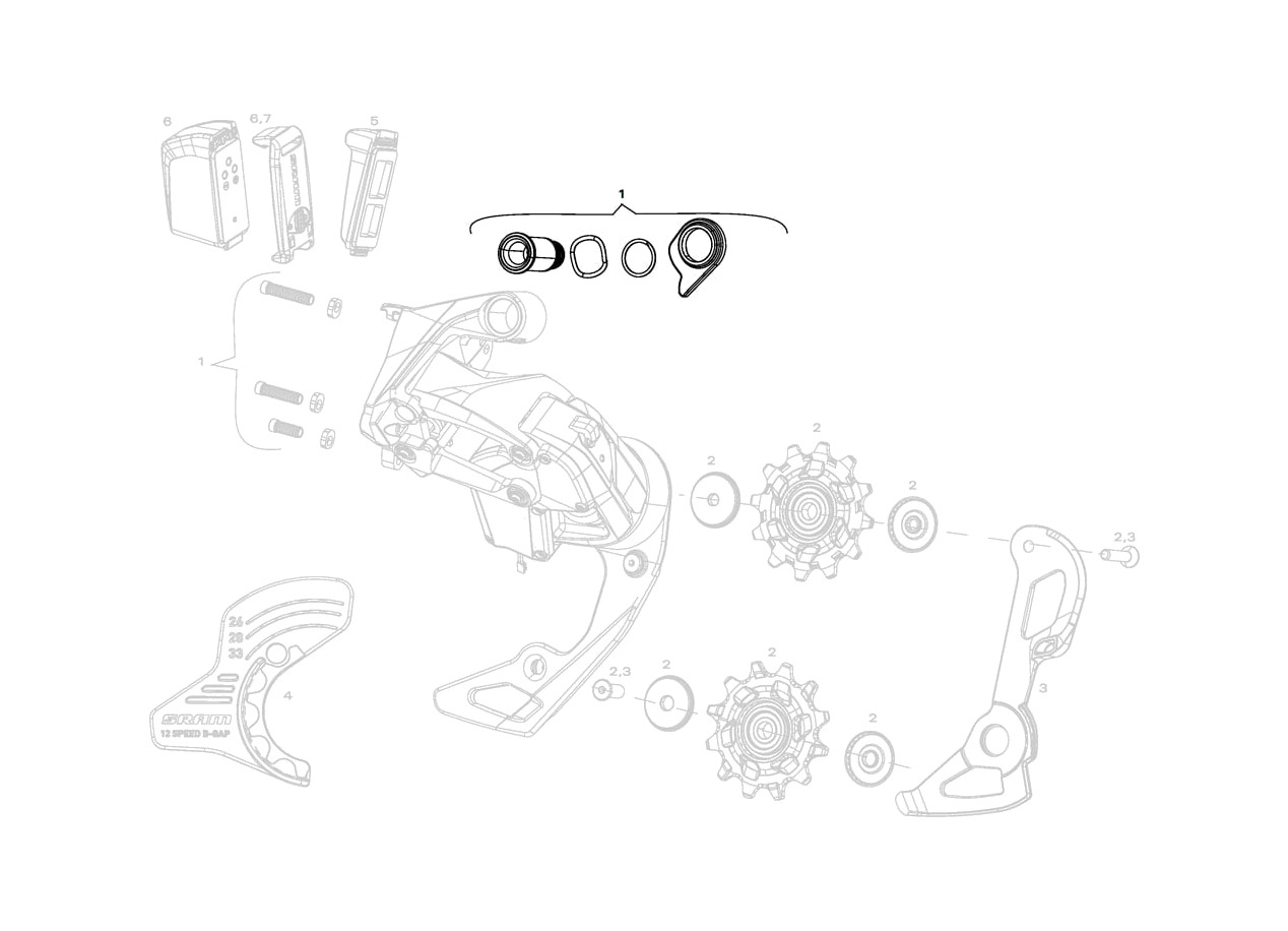 kit de repuesto de tornillo para cambio red etap axs