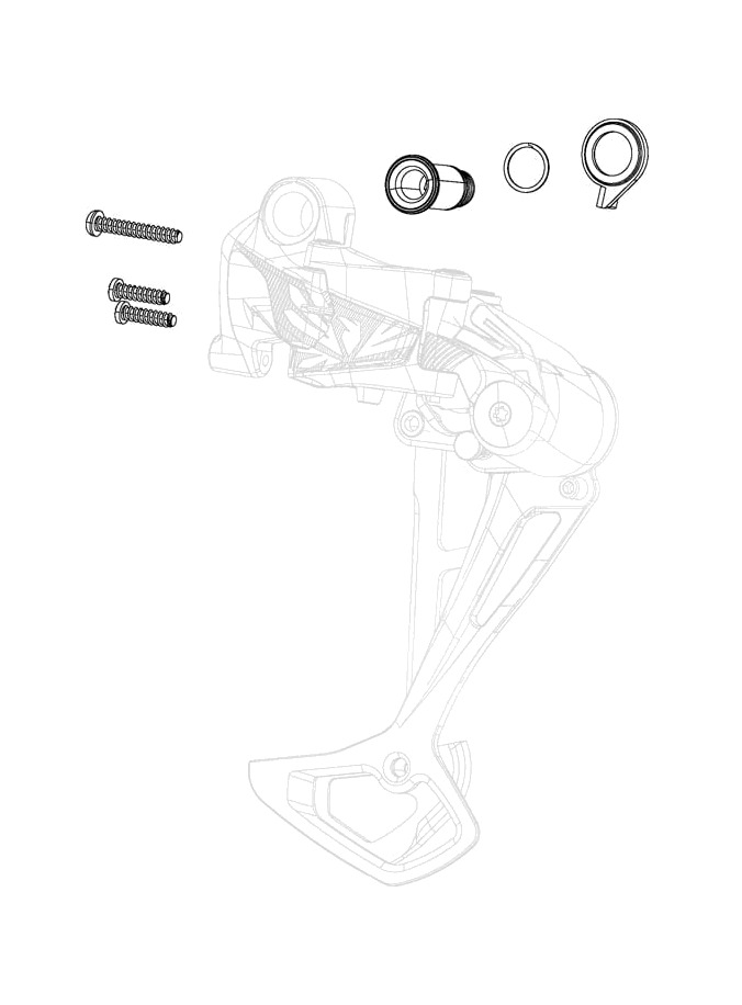 repuesto de tornillo para cambio sx eagle