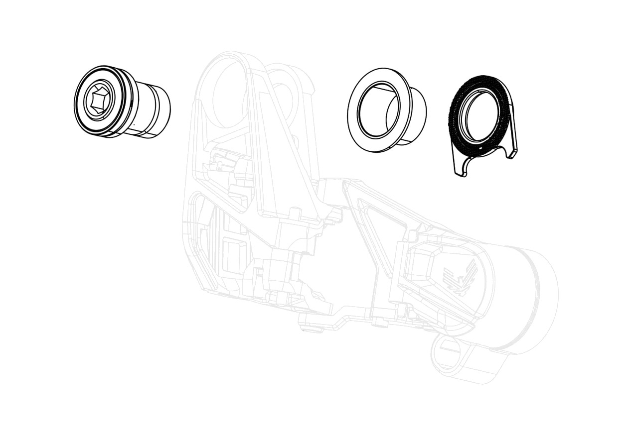 kit de repuesto de tornillo para cambio eagle axs t-type xxsl full mount