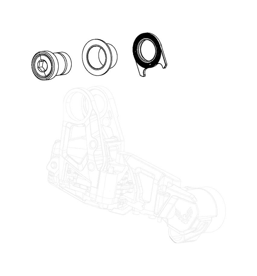 kit de repuesto de tornillo para cambio eagle axs t-type gx full mount
