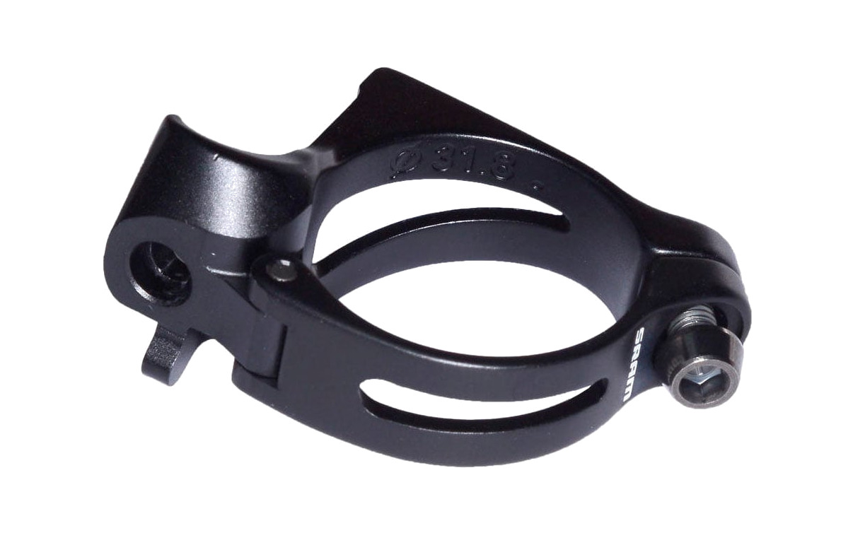 desviador abrazadera para bicicleta soldar new red