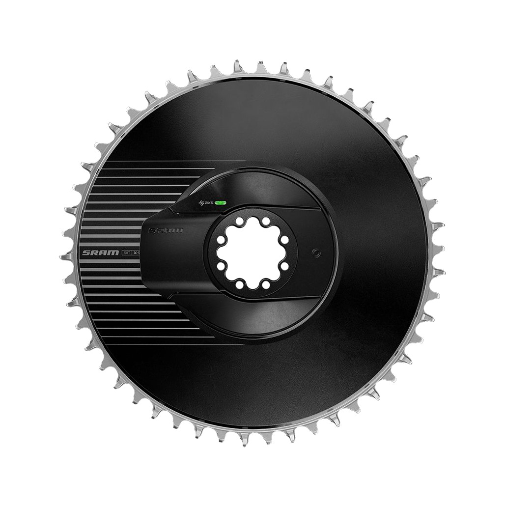 kit de plato con potenciómetro para bicicleta aluminio red axs e1 aero direct mount