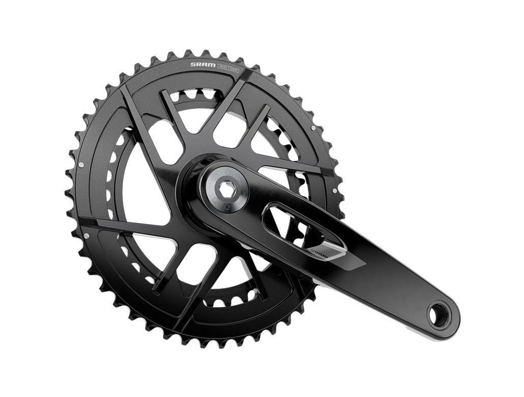 juego de bielas y platos montaje directo de aluminio rival e1 dub direct mount 46x33d