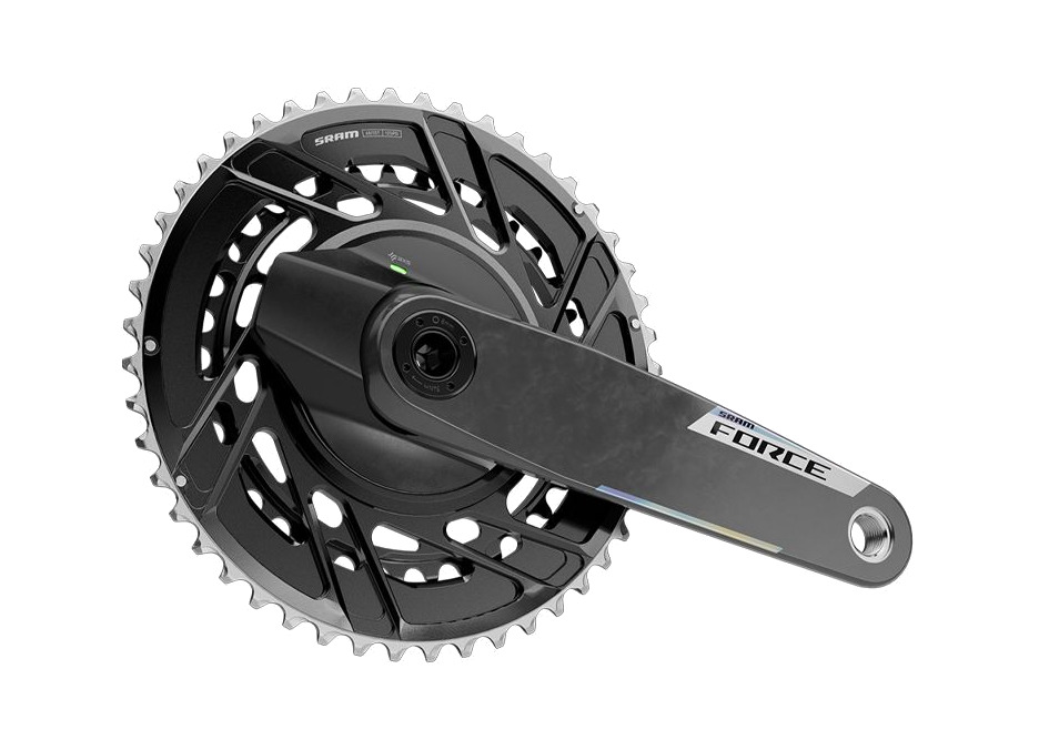juego de bielas con potenciómetro de carbono force axs e1 dub thread mount 48x35d