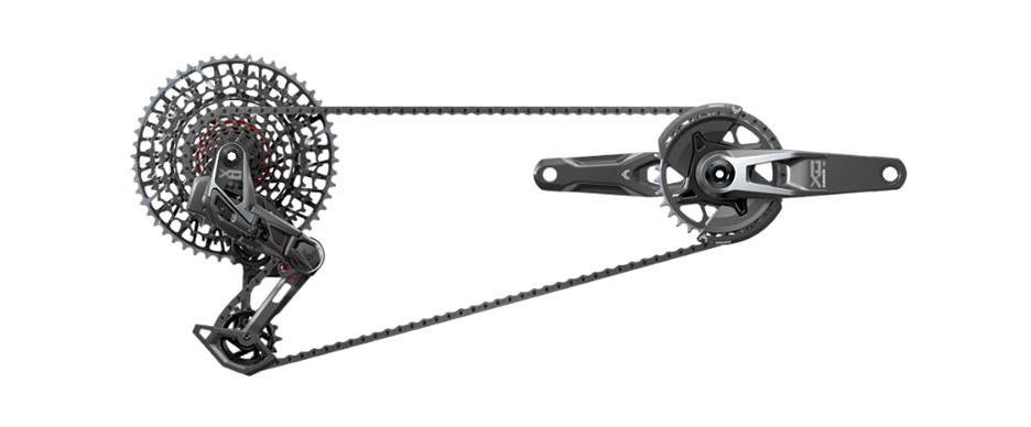 grupo electrónico xo t-type eagle v2 transmission axs wide dub dm (10-52) 175 mm/32d