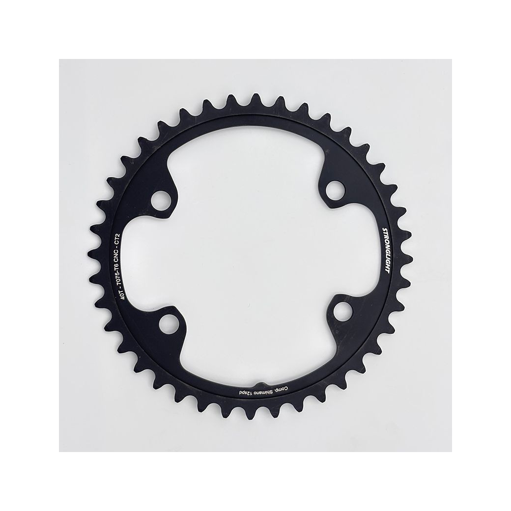 plato de de aluminio con cuatro brazos y fijación estándar 110 bcd shimano dura-ace fc-r9200 2x12v