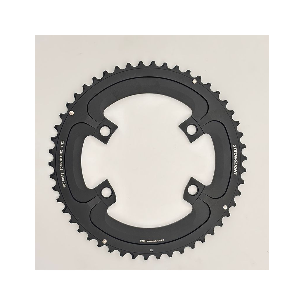 plato de de aluminio con cuatro brazos y fijación estándar 110 bcd shimano dura-ace fc-r9200 2x12v (x34d)