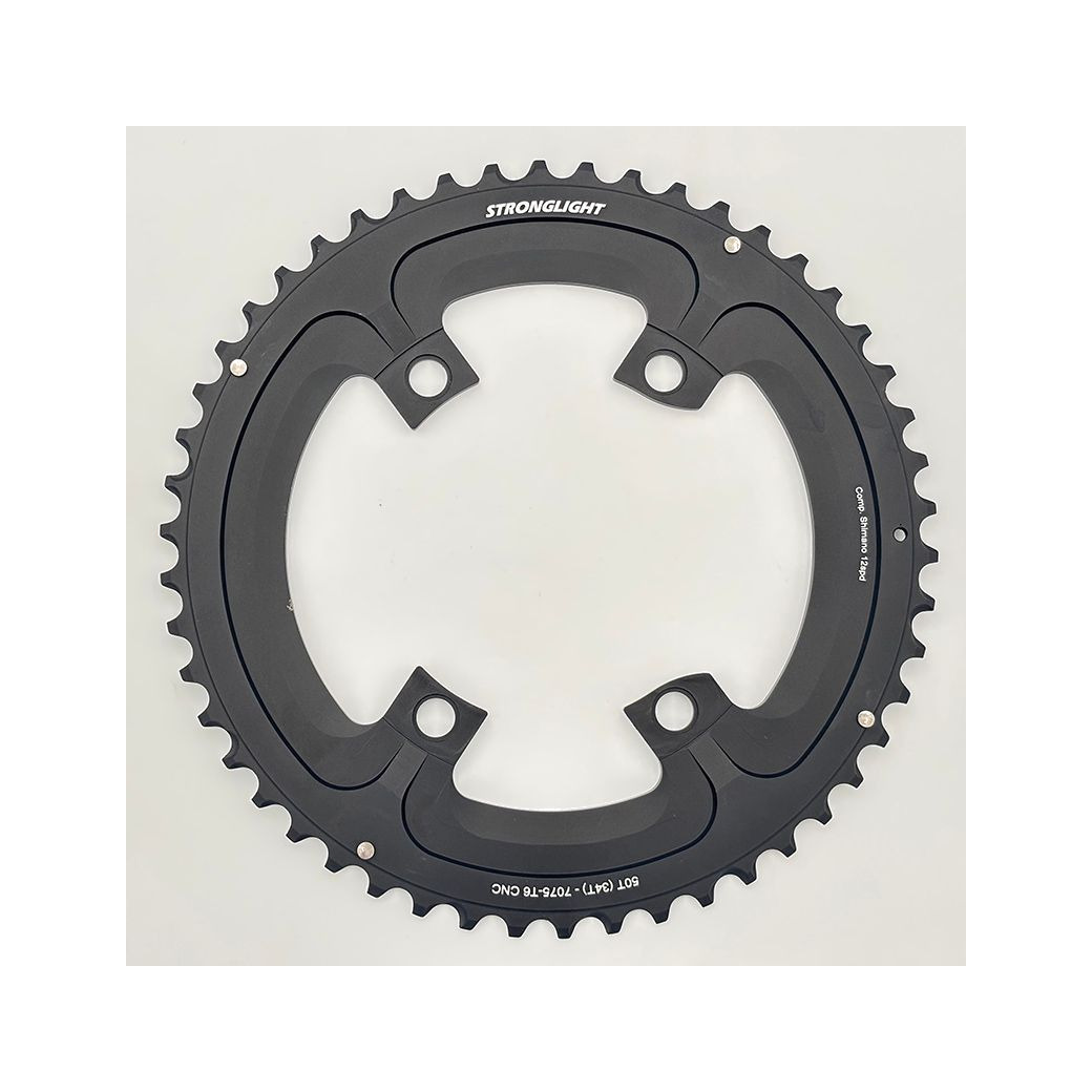 plato de de aluminio con cuatro brazos y fijación estándar 110 bcd shimano ultegra fc-r8100 2x12v (x34d)