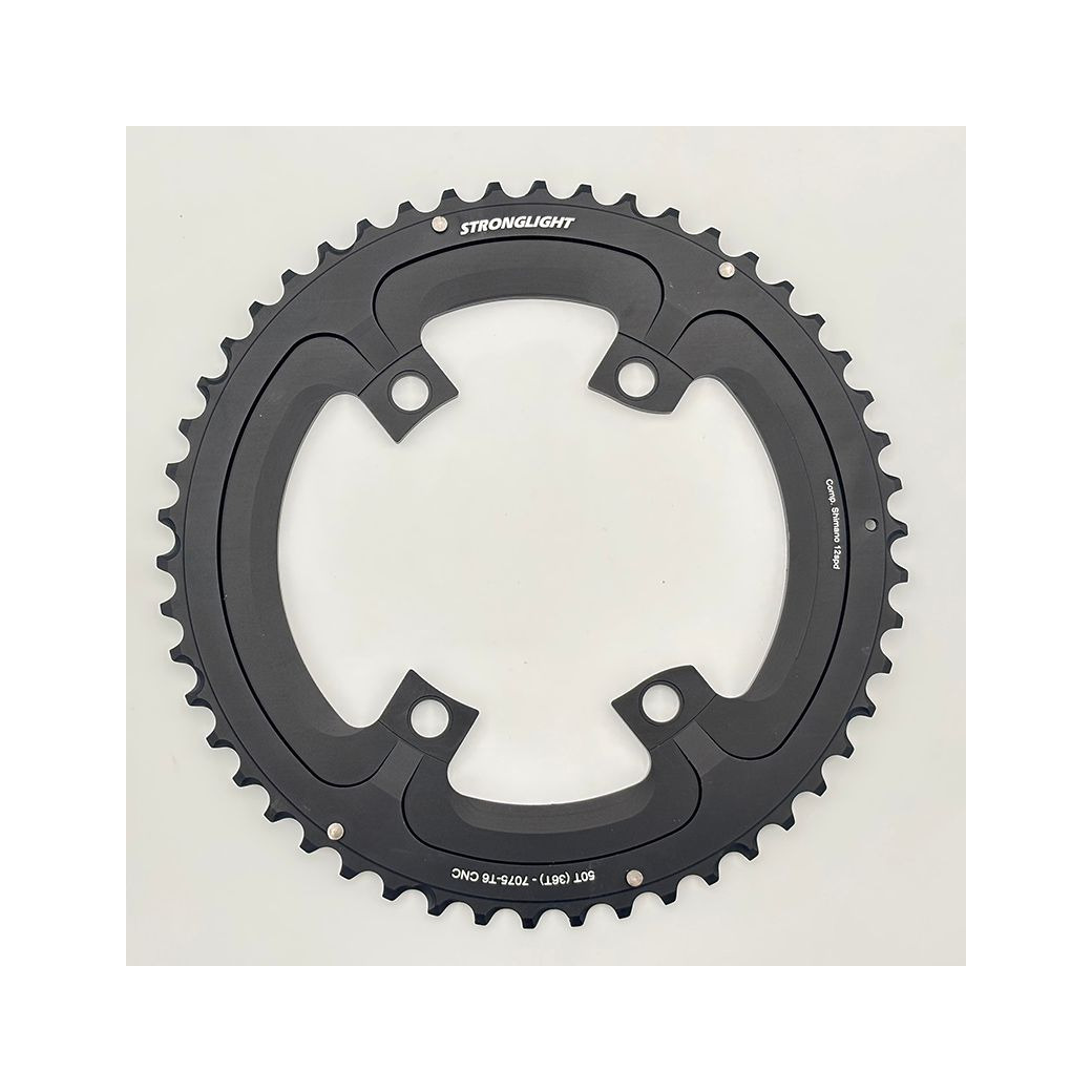 plato de de aluminio con cuatro brazos y fijación estándar 110 bcd shimano ultegra fc-r8100 2x12v (x36d)
