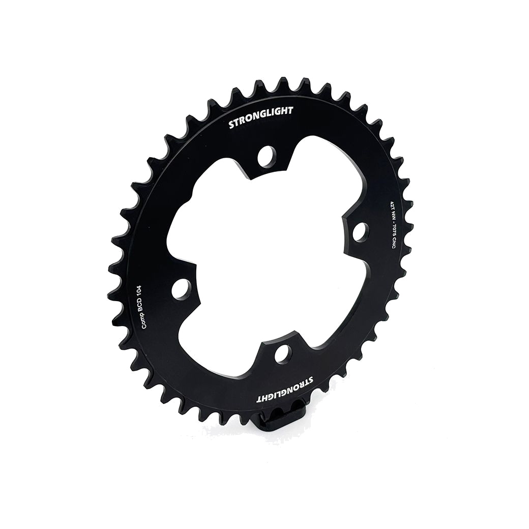 plato de eléctrica de aluminio con cuatro brazos y fijación estándar compatible e-bike  104 bcd d 11/12v