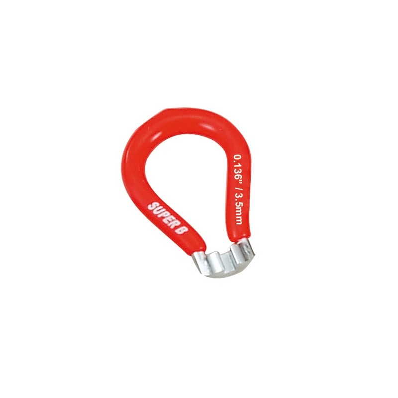 llave de radio acero asia 0 136’’ (3 45mm) roja bici bicicleta tb-5560