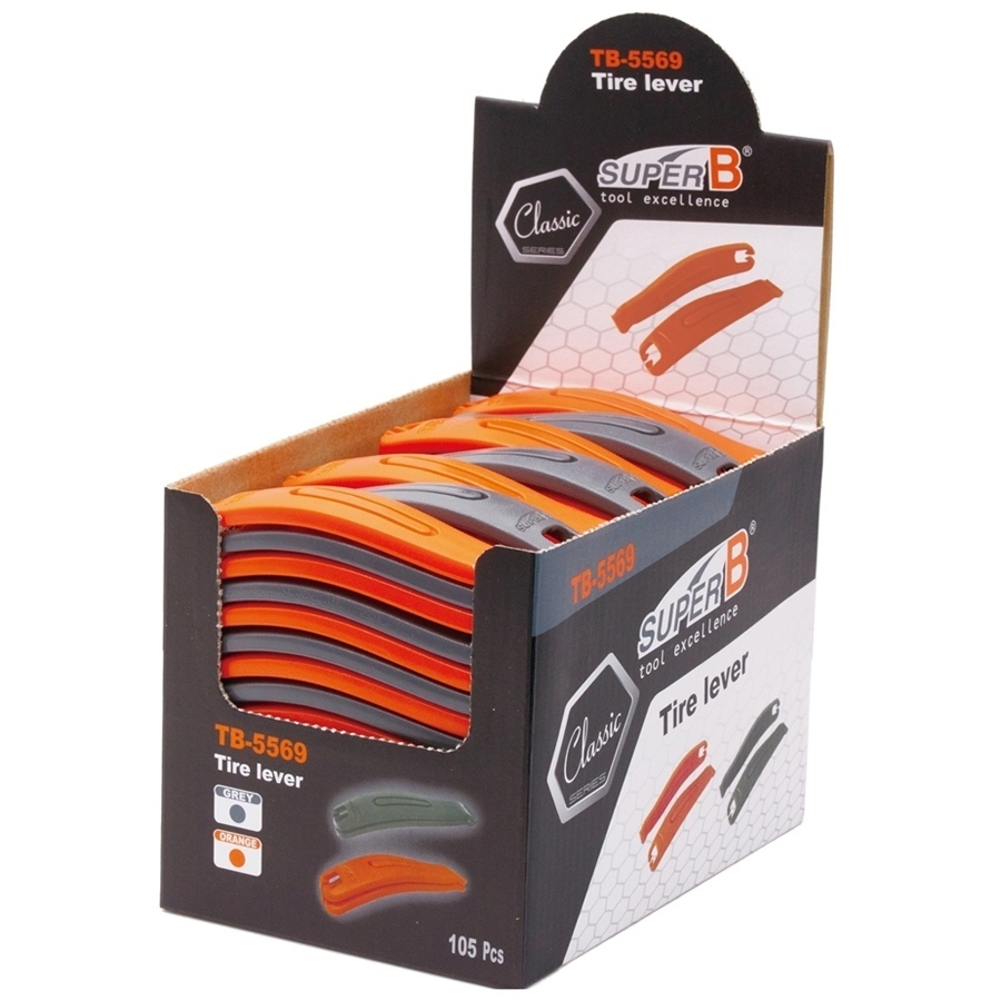 desmontable de cubierta en color naranja y gris bici bicicleta tb-5569
