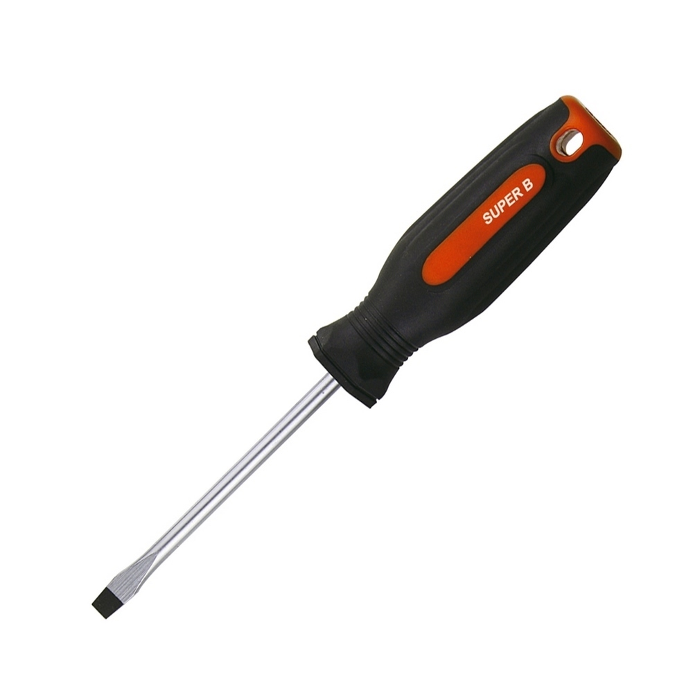 destornillador profesional acero plano 3 largo 75mm bici bicicleta tb-7538