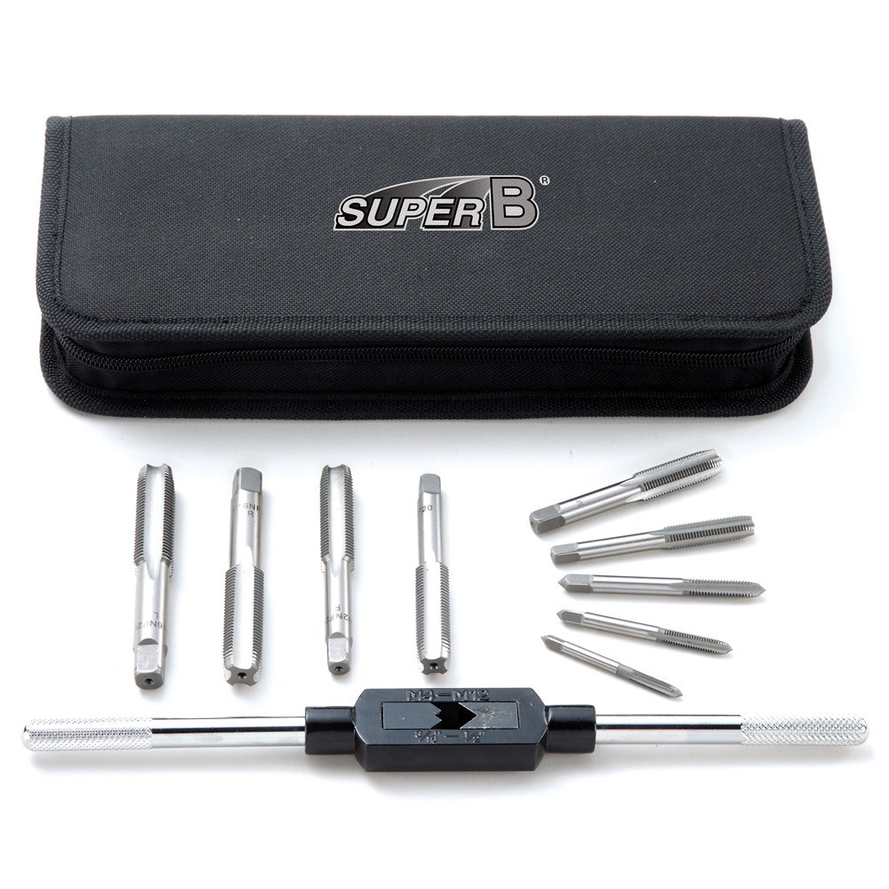 set caja herramienta machos rosca perfecto para bici bici bicicleta tb-19000