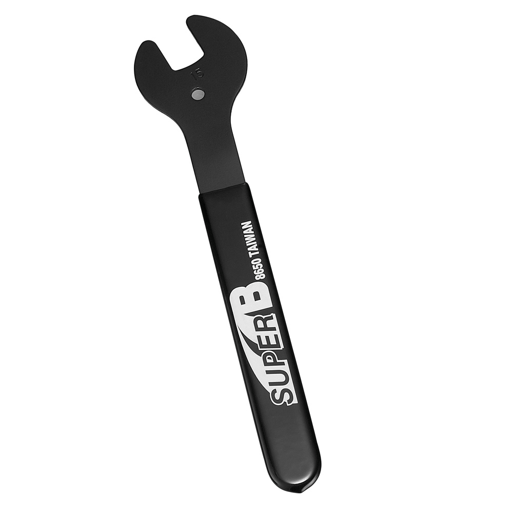 llave herramienta de conos buje eje 15mm | fabricada en acero de alto carbono | super b tb-8650