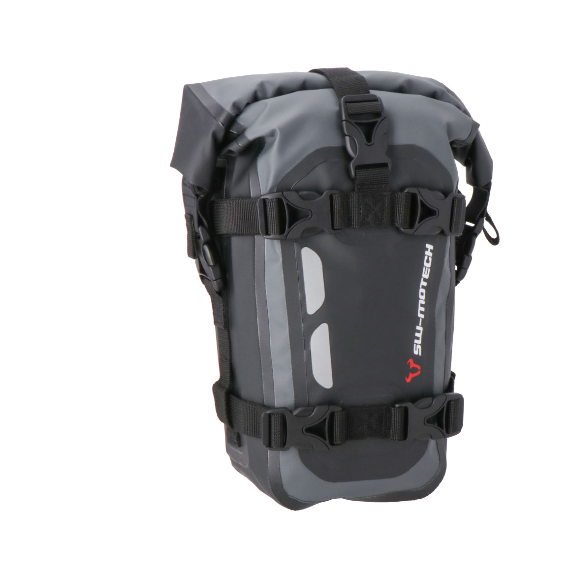 bolsa trasera impermeable gris/negro drybag 80 8 l
