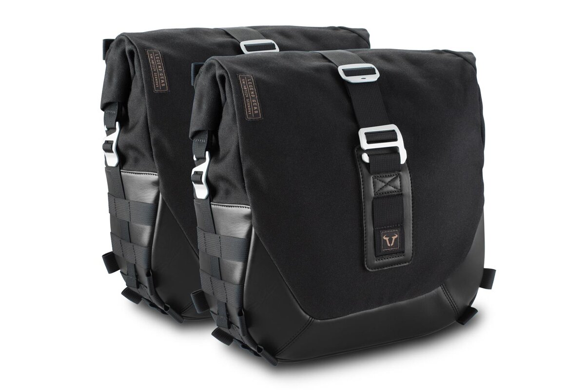 juego bolsas laterales + soportes legend gear lc2 black edition - slc