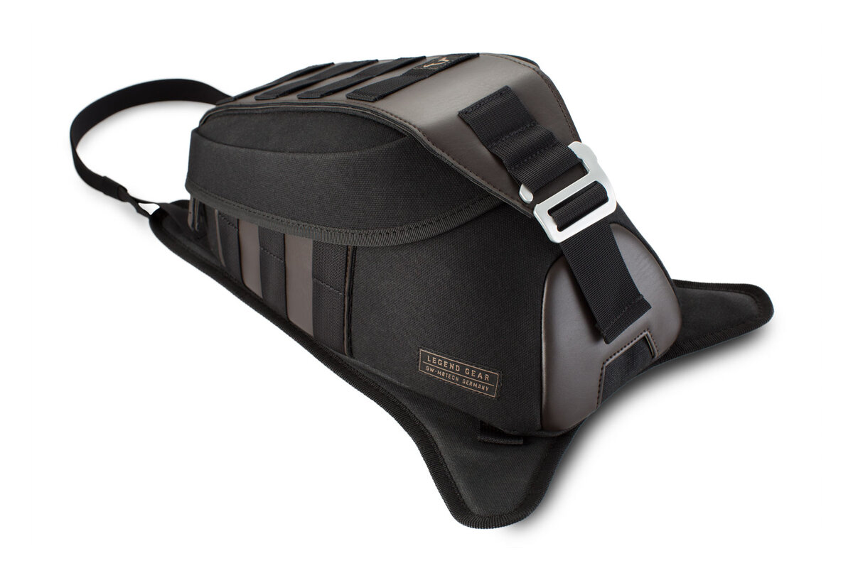 bolsa de deposito con correas para moto legend gear lt2 5,5l