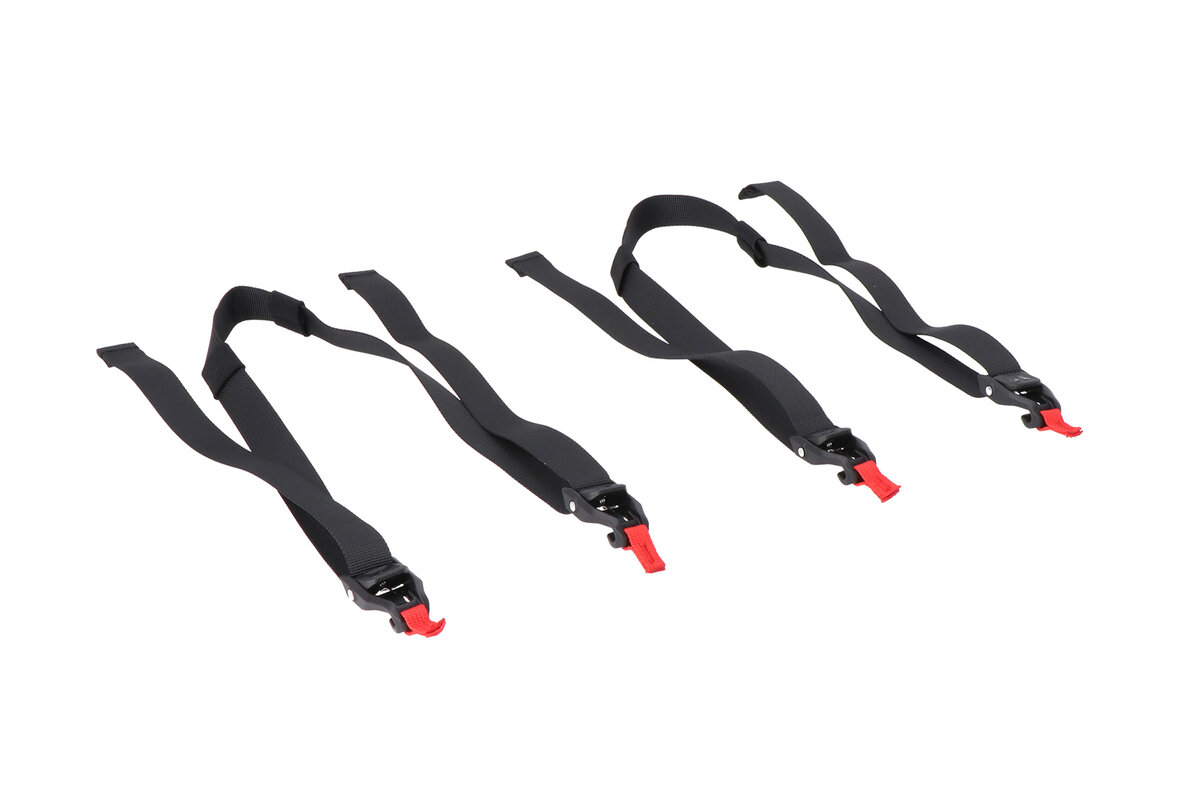 juego 2 correas con ganchos para bolsa trasera pro