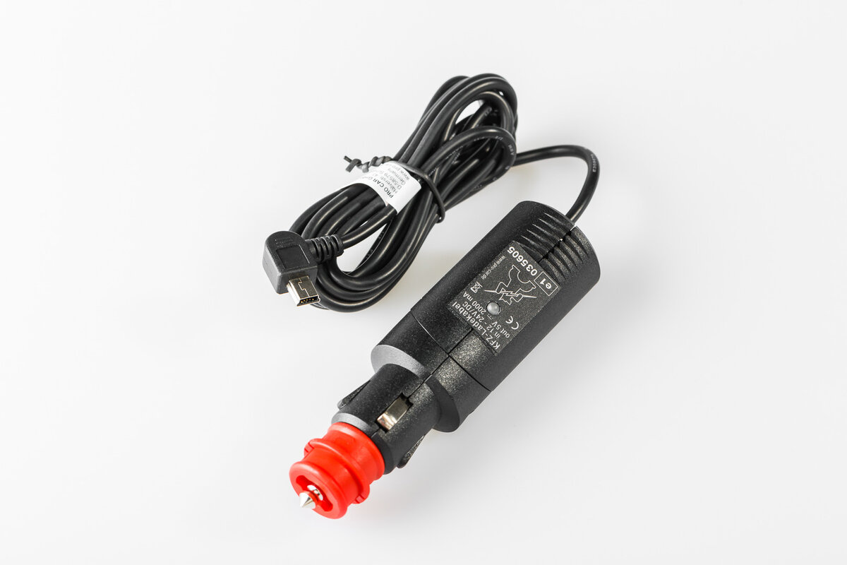 cargador mini usb al mechero 180 cm 2.000 ma 12v