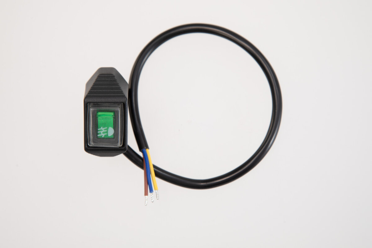 interruptor de encendido/apagado luz antiniebla con cable evo - 30 cm