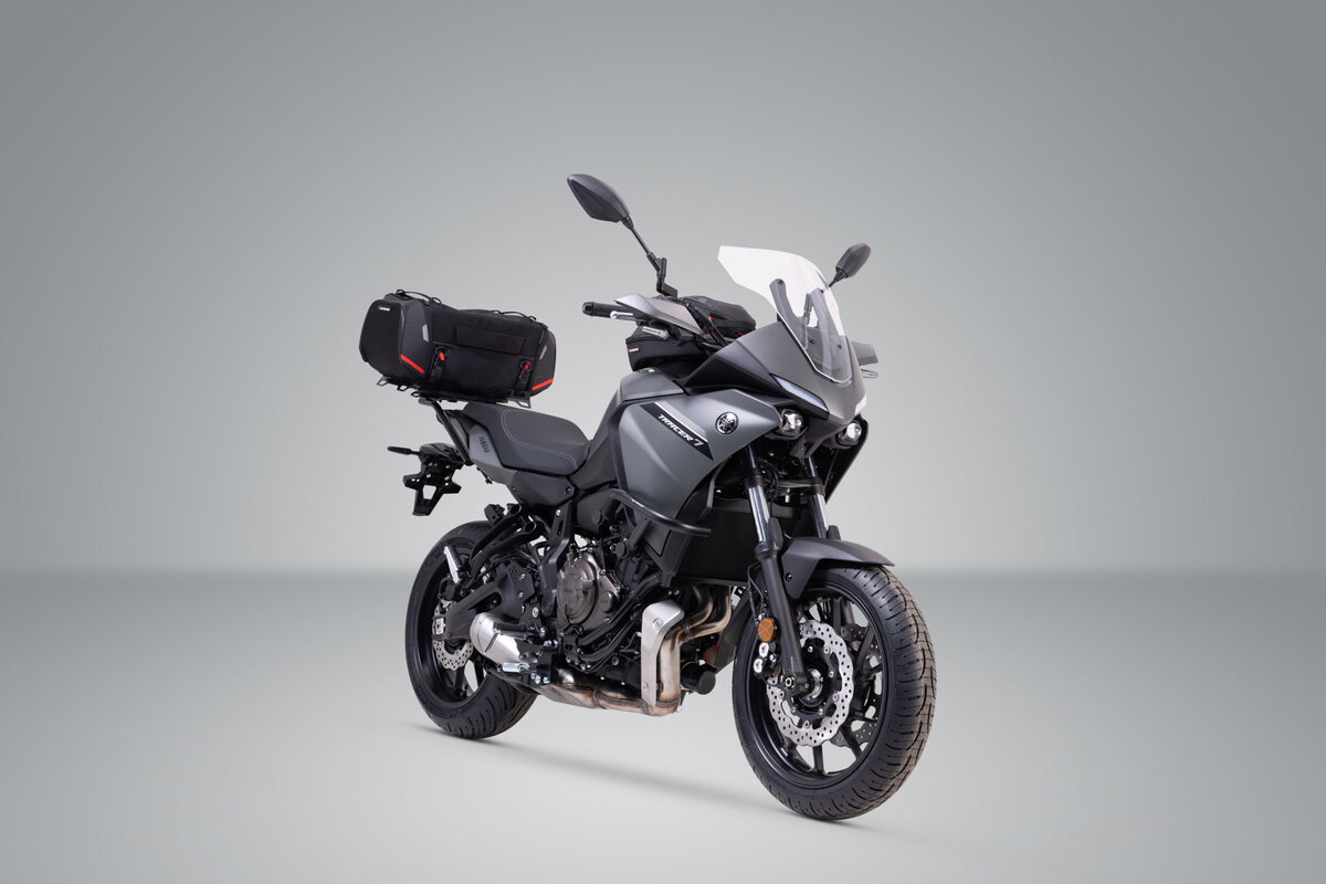 SW-MOTECH Bolsa trasera + soporte RACKPACK compatible con YAMAHA MT-07 TRACER (1 - Foto 9 di 14
