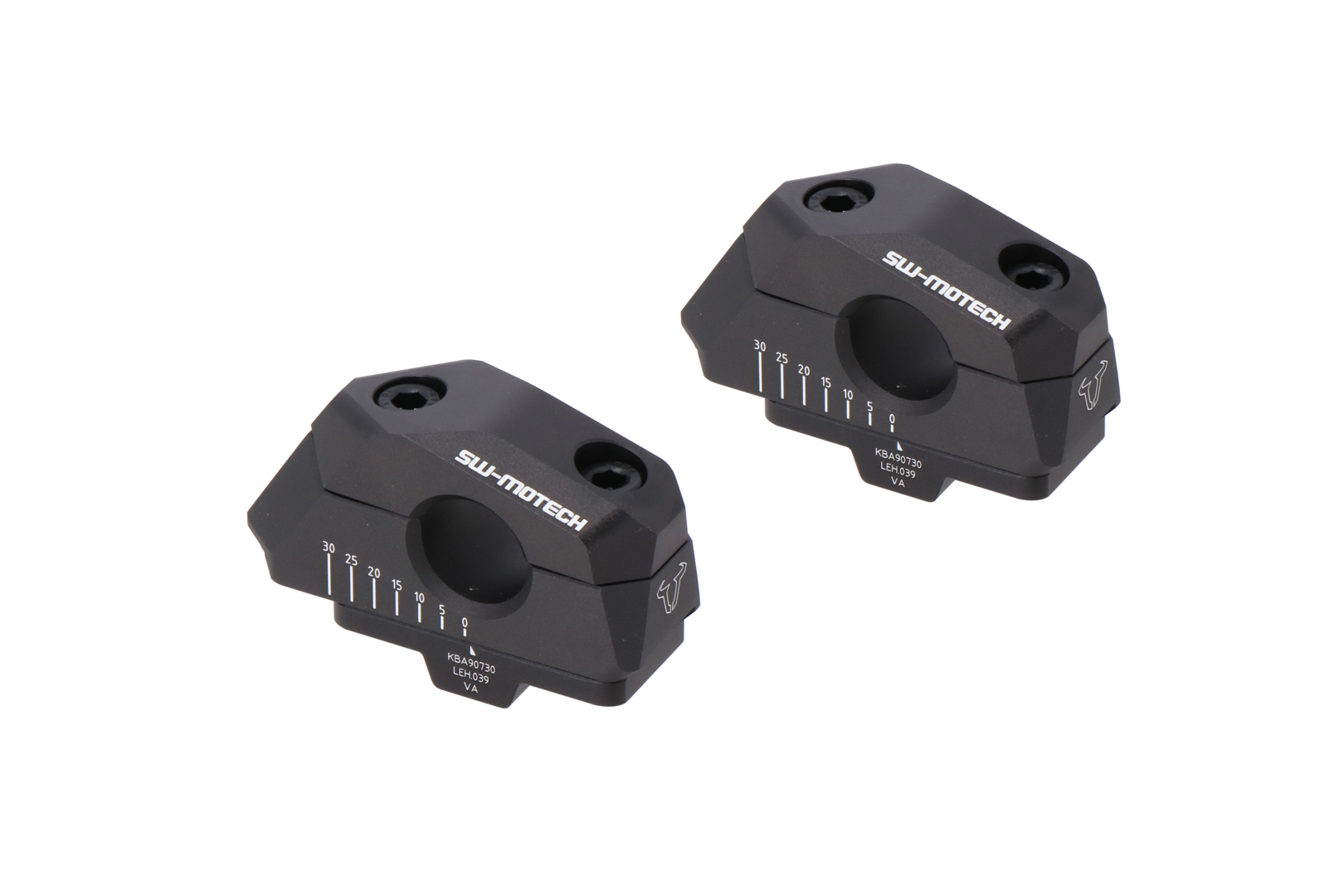 acercador elevador manillar de moto variable ø22 h=25 mm 5/10/15/20/25/30 mm