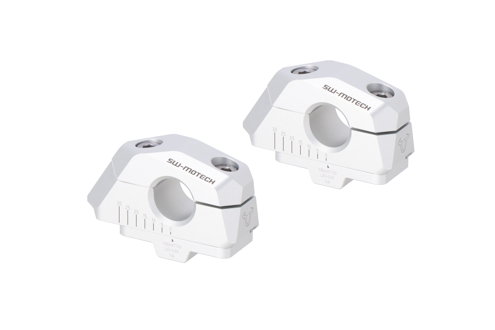 acercador elevador manillar de moto variable ø22 h=25 mm 5/10/15/20/25/30 mm