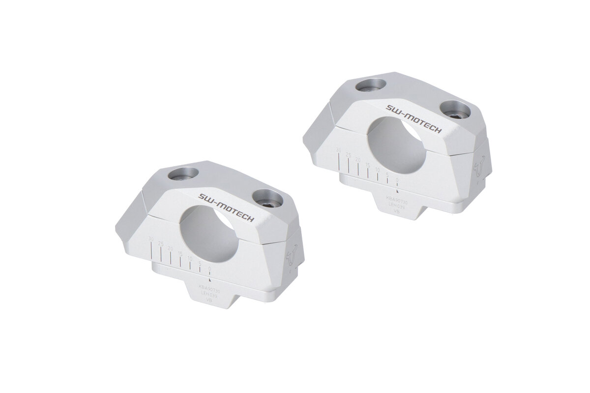 acercador elevador manillar de moto variable ø28 h=28 mm. 5/10/15/20/25/30 mm