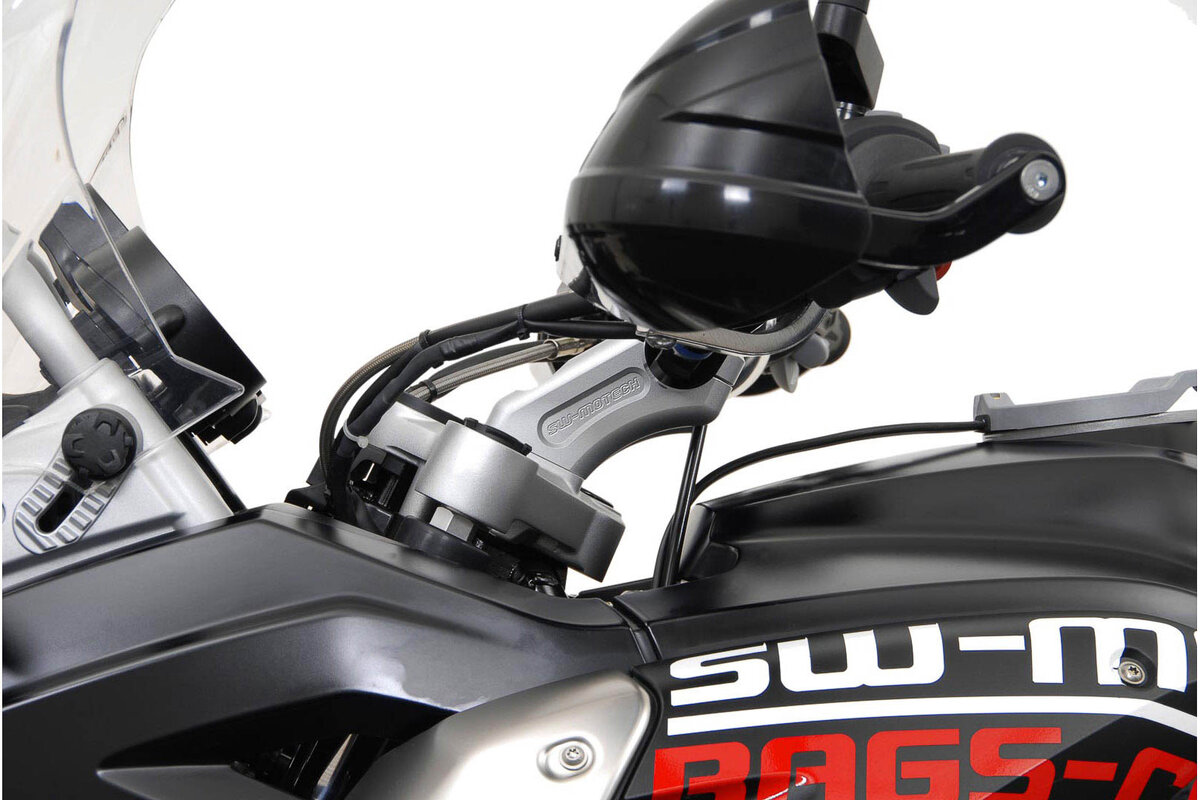 SW-MOTECH Acercador elevador manillar de moto Ø28 MM H=20 MM 30 MM - Imagen 9 de 10
