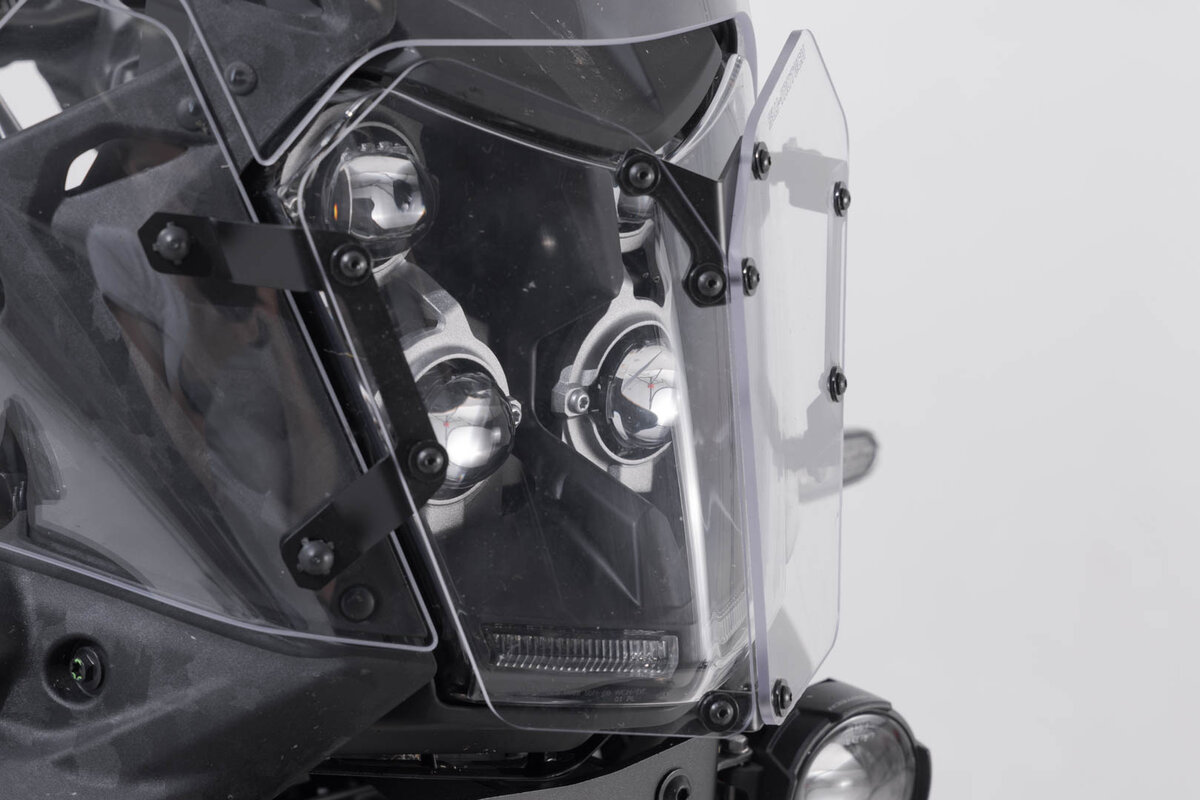 SW-MOTECH Juego pantallas protectoras faros de moto compatible con YAMAHA TÉNÉRÉ - Picture 7 of 10