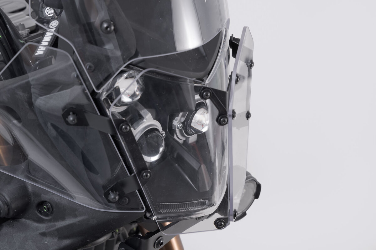 SW-MOTECH Juego pantallas protectoras faros de moto compatible con YAMAHA TÉNÉRÉ - Picture 9 of 10