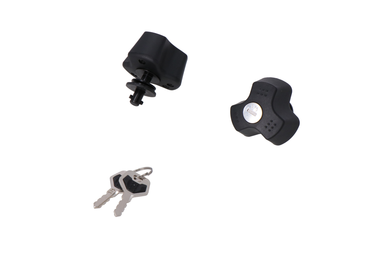 antirrobo para soportes laterales con 2 cerraduras y llaves evo quick-lock