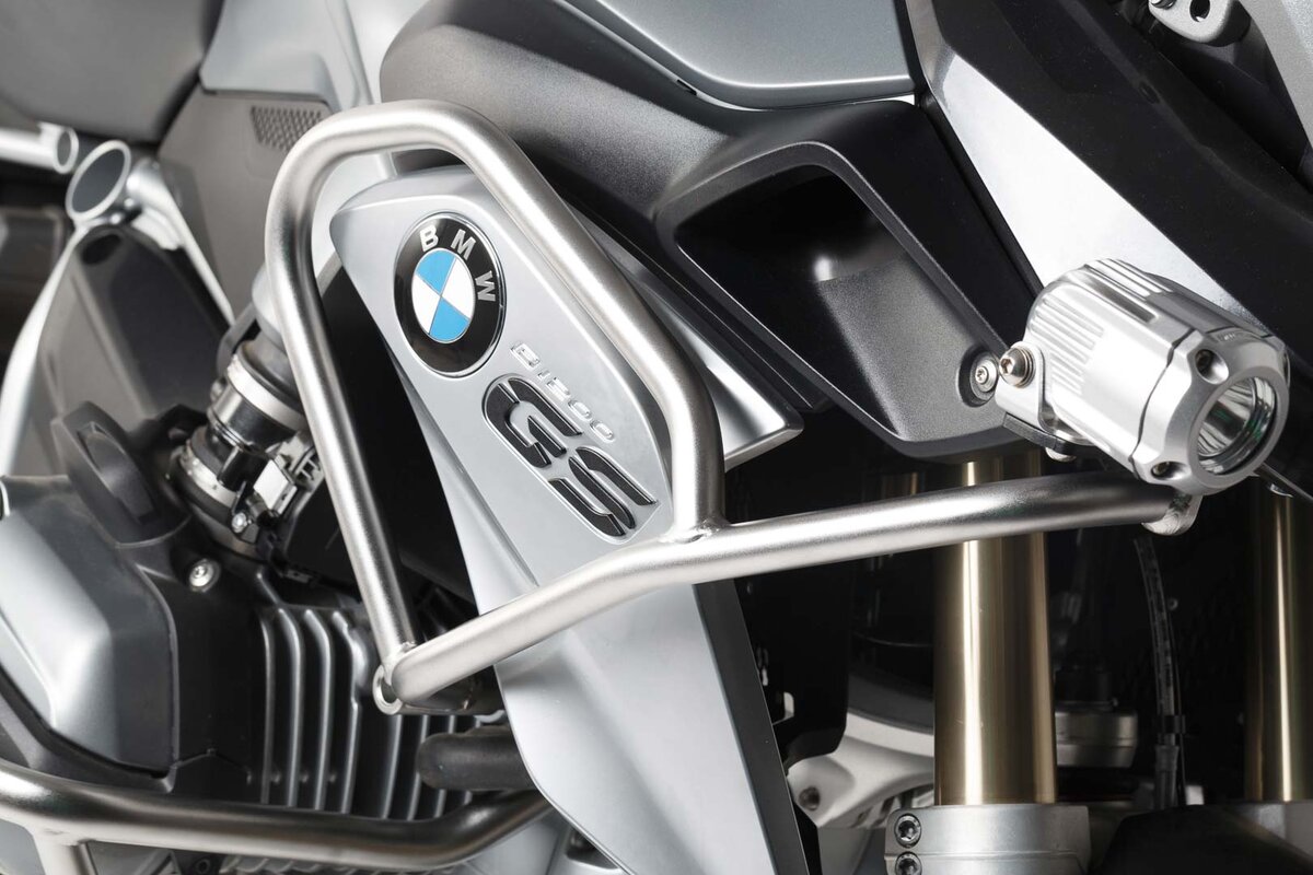 SW-MOTECH Protections supérieures du moteur compatible avec BMW R 1200 GS (12-16 - Imagen 6 de 8