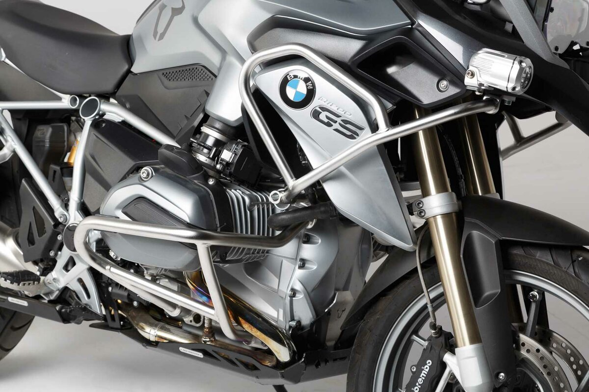 SW-MOTECH Protections supérieures du moteur compatible avec BMW R 1200 GS (12-16 - Imagen 5 de 8