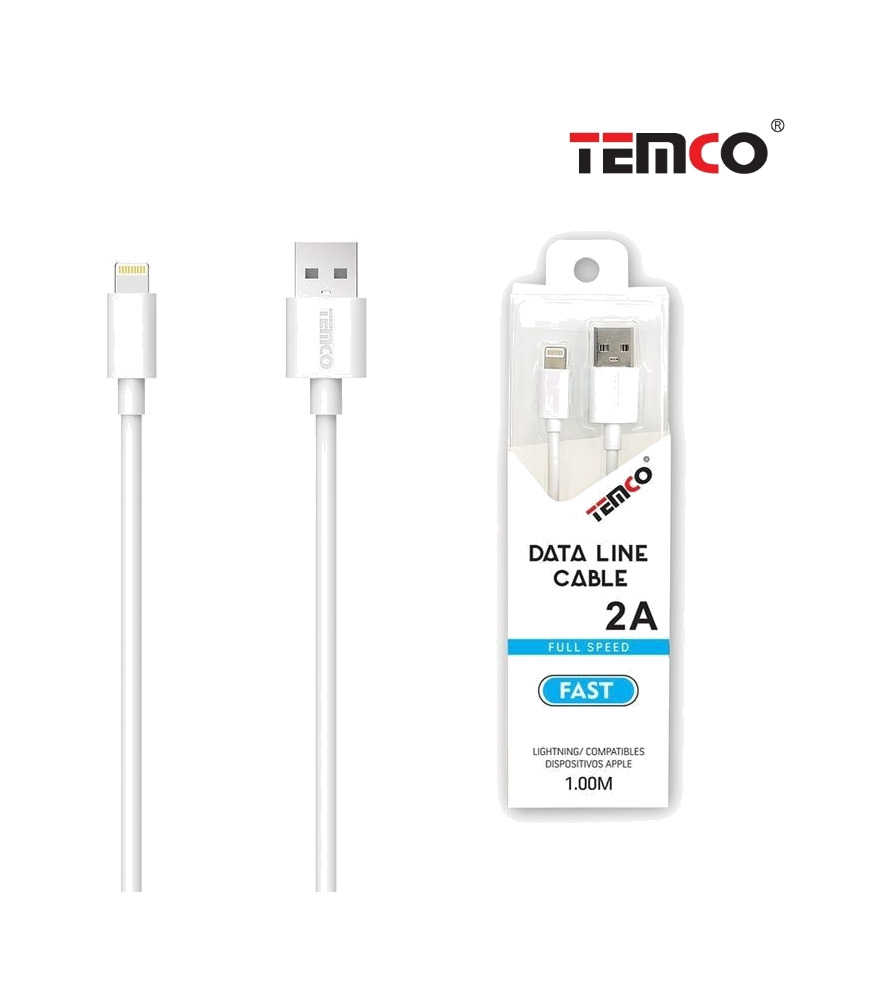 cable usb a iphone 1m 2a