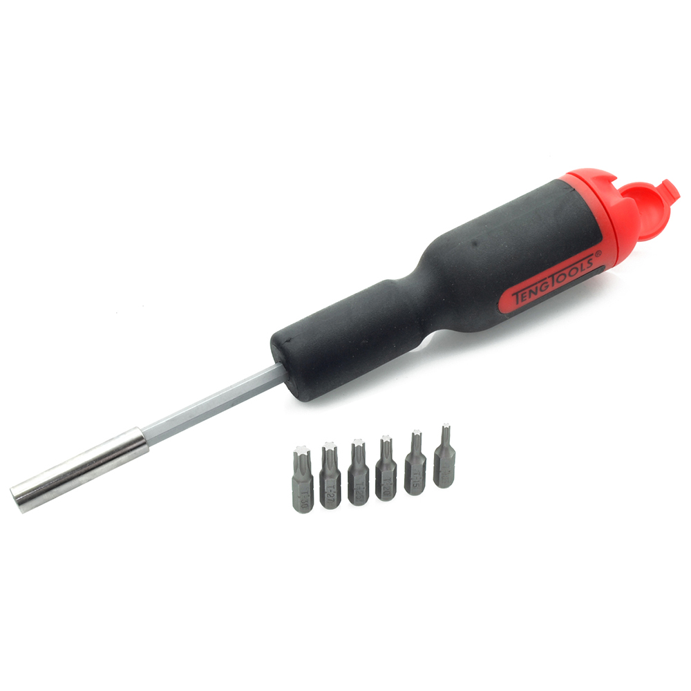 juego puntas torx inviolable de seguridad de 7 piezas